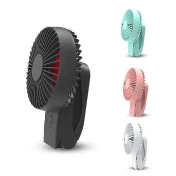 

4000Mah Portable Cooling Mini Usb Fan 4 Speeds 360 Degree All-Round Rotation Rechargeable Air Fan Usb Charging Desktop Clip Fan