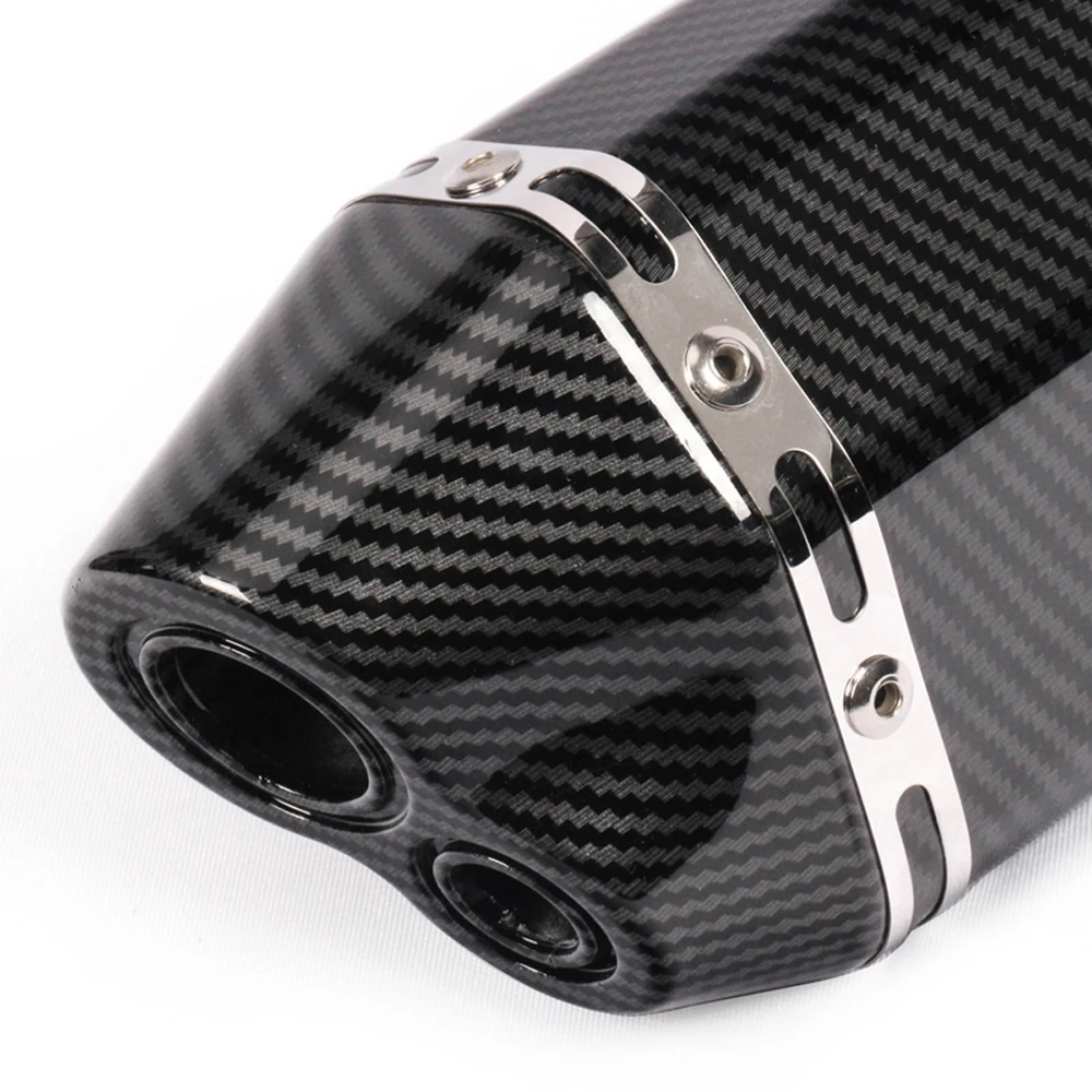 Мотоцикл Akrapovic выхлопная труба Универсальный мотоциклетный крест глушитель скутер Escape для KTM питбайк для KAWASAKI Ninja 300 R3 PCX 150