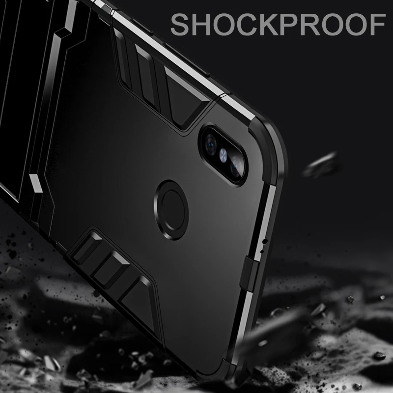 CAPSSICUM чехол-книжка для Xiaomi Redmi Note 5 Pro PC+ силиконовый Жесткий прочный армированный чехол для телефона Противоударная подставка задняя крышка в виде ракушки стенд Note5
