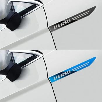 

2pcs/set 3D Car Stickers Metal Leaf board side tail Logo Car Styling Tail Decal For Toyota VERSO 2008 2010-2020