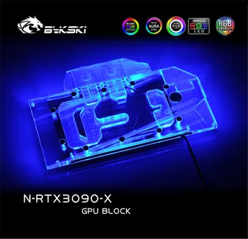 

Bykski GPU Water Block For NVIDIA RTX 3090 RTX3080 Reference(MLCC PCB) Edition Graphics Card SYNC12V/5V New Arrival N-RTX3090-X