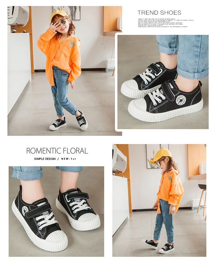 JGSHOWKITO Fashion Brand New Unisex Kids Shoes For Boys Girls Children Casual Sneakers Candy Color Sneakers Classic Running Flat