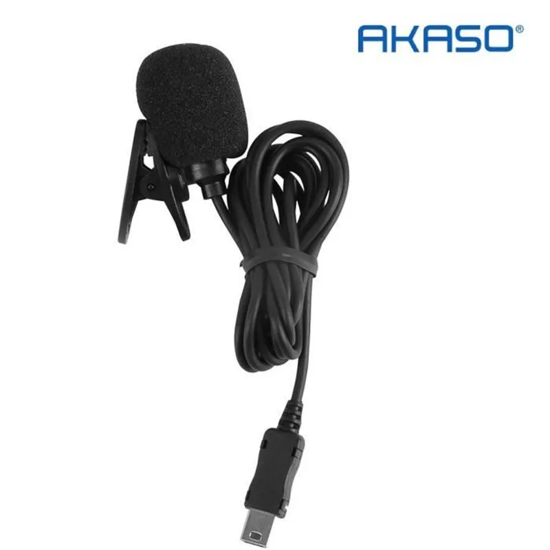 Akaso V50X/Vista 5/V50 pro External Micro for V50X Action Camera Only Black Microphone | Электроника