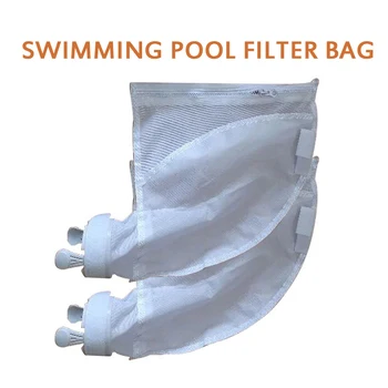 

2pcs Pool Cleaning Net Salvage Net Mesh Pool Skimmer Leaf Catcher Bag Swimming Pool Cleaner Zipper Bag Polaris 360 380 Cleaner