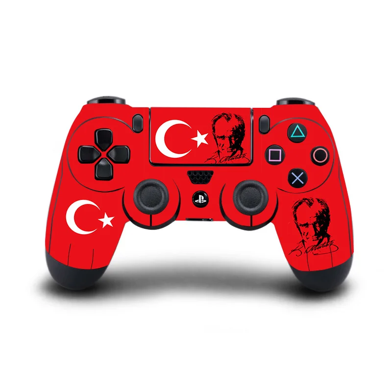Наклейка s PS 4 кожаная наклейка на контроллер PS4 флаг Виниловая Обложка для sony