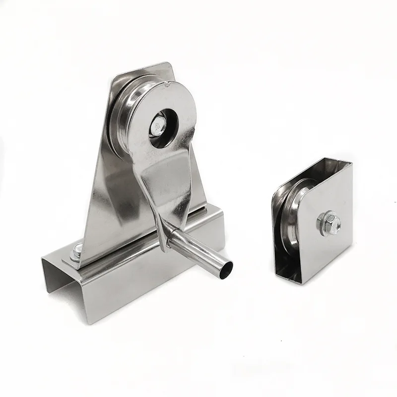 

Stainless Steel Hand-cranking Flagpole Bearing Roller Flagpole Lifting Parts Banner Hanging round Hand Steel Wire Lanyard Flag-R
