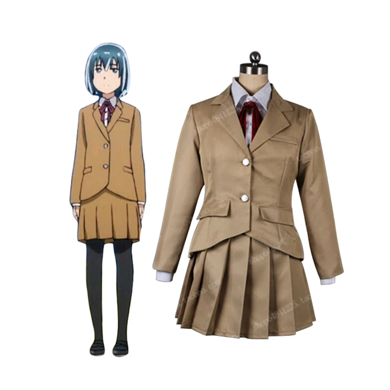 

Hinamatsuri Hina Festival Hina Sayo Aizawa Mami Japanese School Uniform Outfit Dress Clothing Anime Manga Cosplay Costume