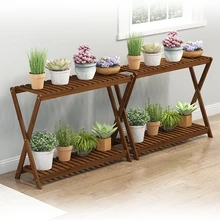 Цветок Airs Многоэтажный комнатный из массива дерева посадочного типа зеленый Луо цветочный горшок рама гостиной балкон мясистый цветочный стеллаж полка