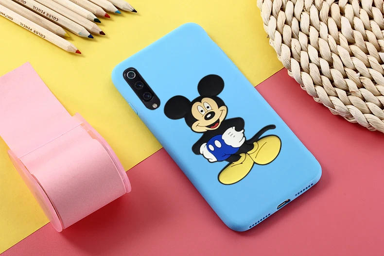 TRISEOLY конфетный, TPU чехол для samsung Galaxy A50 крышка 3D и мультяшным рисунком для мальчиков и девочек Мышь мягкий силиконовый A10 A20 A30 A40 A60 A70 A10E A20E A40S