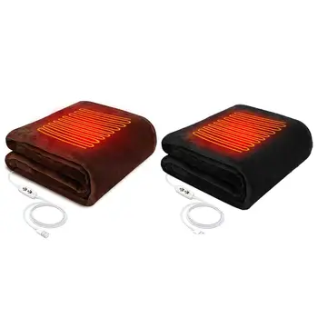

Electric Heating Blanket Shawl Washable 3 Heat Settings With Timing Function Car Home Winter Warm Heated Blanket 80x45cm