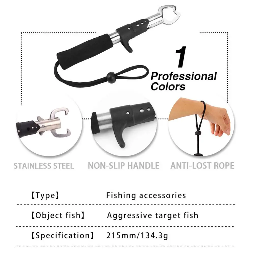 2 стиля стальной рыбы губной Захват Grabber Grip рыболовный контроллер с захватом Блокировка запуска захват инструменты для взвешивания портативный Pesca