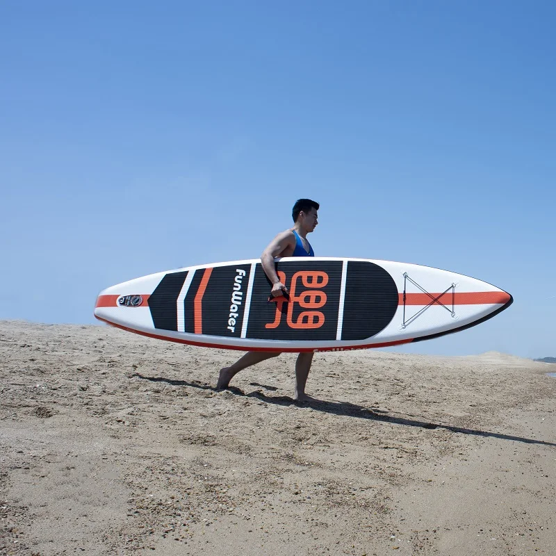 Надувной стоячий весло доска Sup-доска для серфинга каяк серфинга набор 11'x33'x6'' с рюкзаком, поводком, насосом, водонепроницаемой сумкой