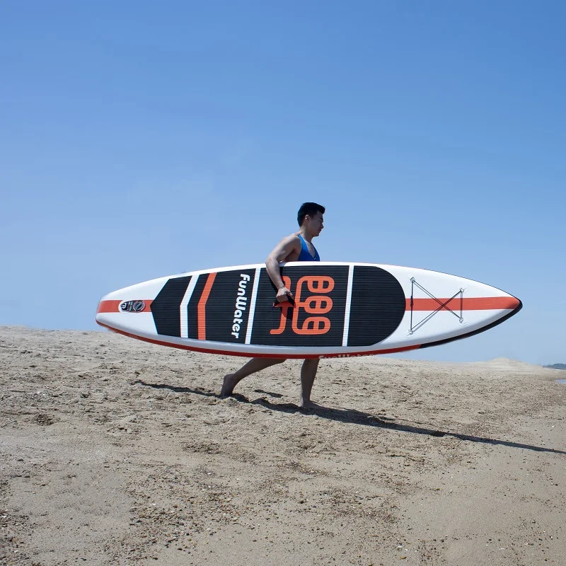

Inflatable Stand Up Paddle Board Sup-Board Surfboard Kayak Surf set 11'x33''x6''with Backpack,leash,pump,waterproof bag