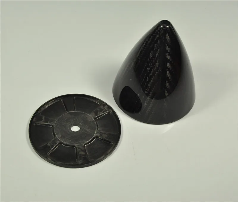 1 шт. RC модель из углеродного волокна Спиннер без рта с задней пластиной 3K