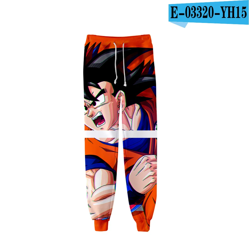 Goku верхняя одежда Харадзюку 3D крутой Жемчуг дракона Jogger Брюки легкие/дышащие высококачественные спортивные брюки популярные комфортные брюки - Цвет: YH15