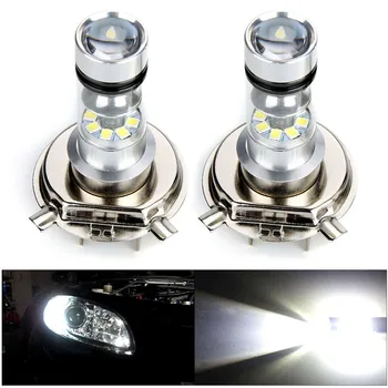 

1 Pair H4 Fog Light 100W Led Headlight Bright Fog Lamp Bulb Plug and Play Fog Bulb Direct Replaceme Car Accessories