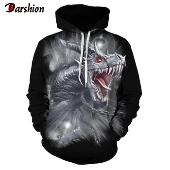 

2020 New 3D Dragon Print Hoodies Sweatshirt For Women/Men Pullover Hip Hop Fashion Autumn Winter Sweatshirt Sportwear Tops