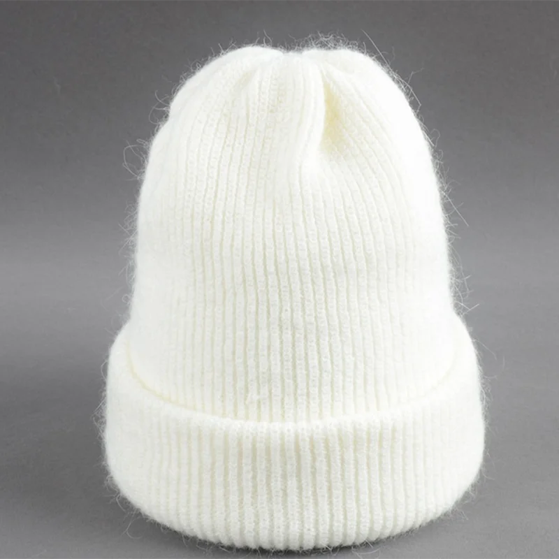 Abaicer, Шапка-бини из кроличьего меха для женщин, зимняя шапка Skullies, теплая шапка из Гравити Фолз, шапка Gorros, женская шапка