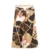 Printed skirt with geometric pattern stretch skirt - Цвет: Золотой