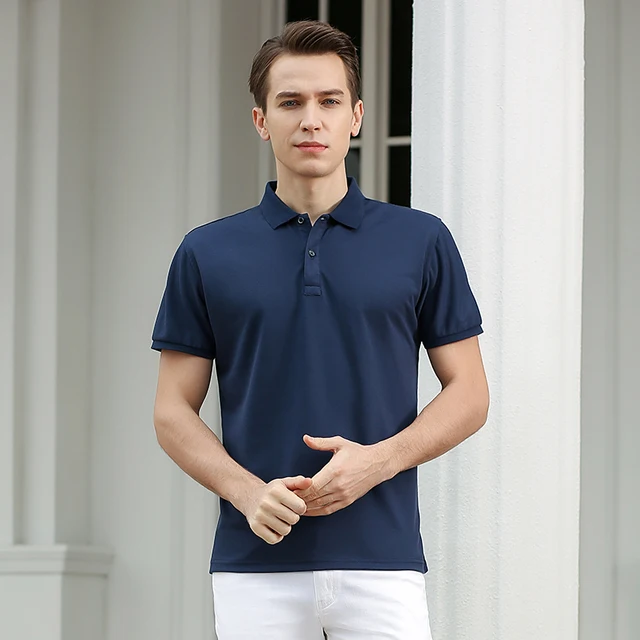 เสื้อโปโลคุณภาพสูง Brand New Business Casual Style Polo Shirts Highest Quality 11