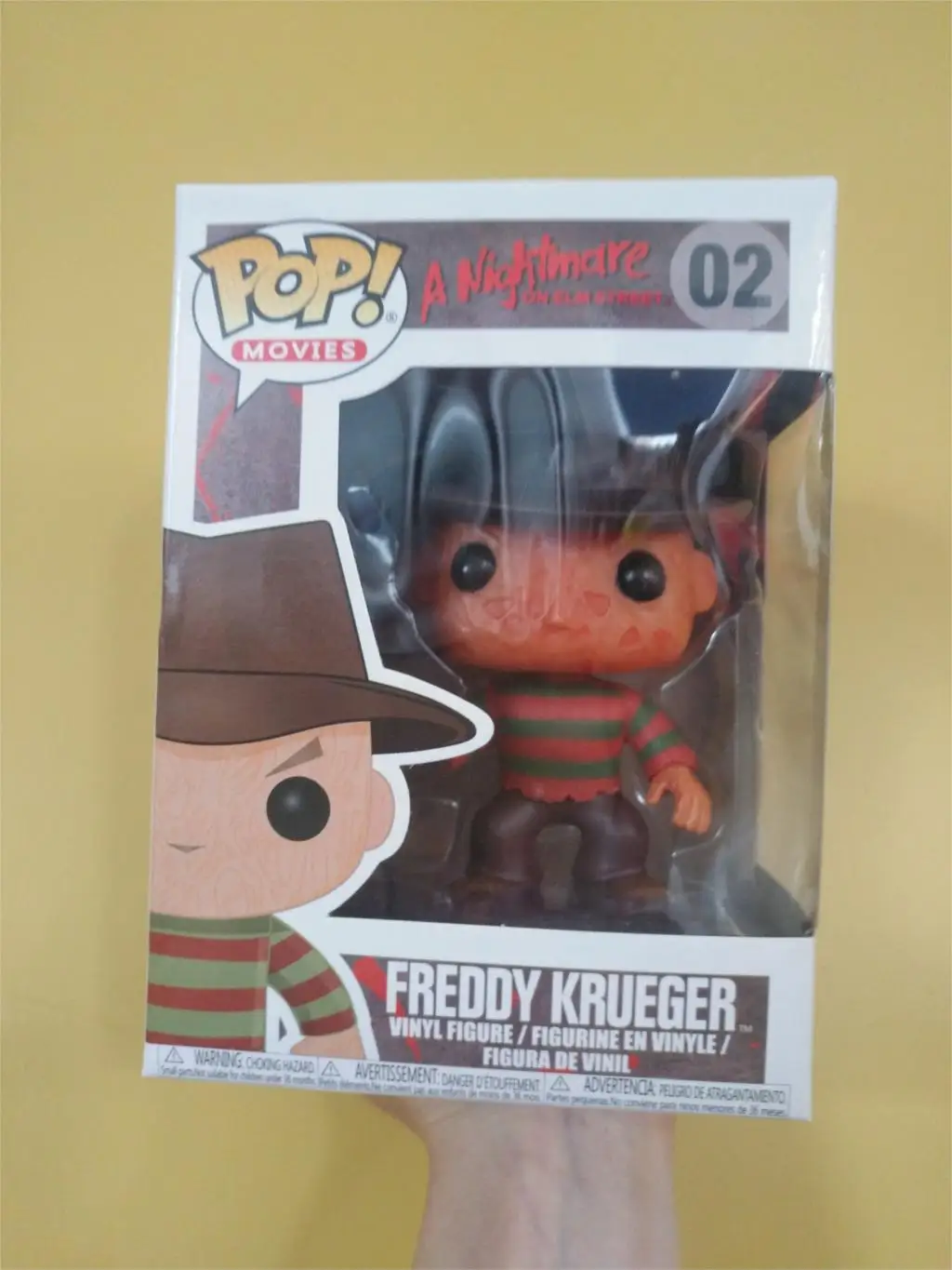 Funko поп кошмар на Elm Street Freddy Krueger Freddy's фигурка из фильма ужасов коллекция виниловая кукла игрушки - Цвет: with retail box