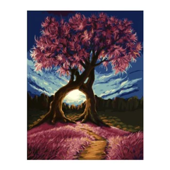 

Landscape No Frame Picture DIY Painting By Numbers Painting Calligraphy for Home Decor Wall Art 40X50cm