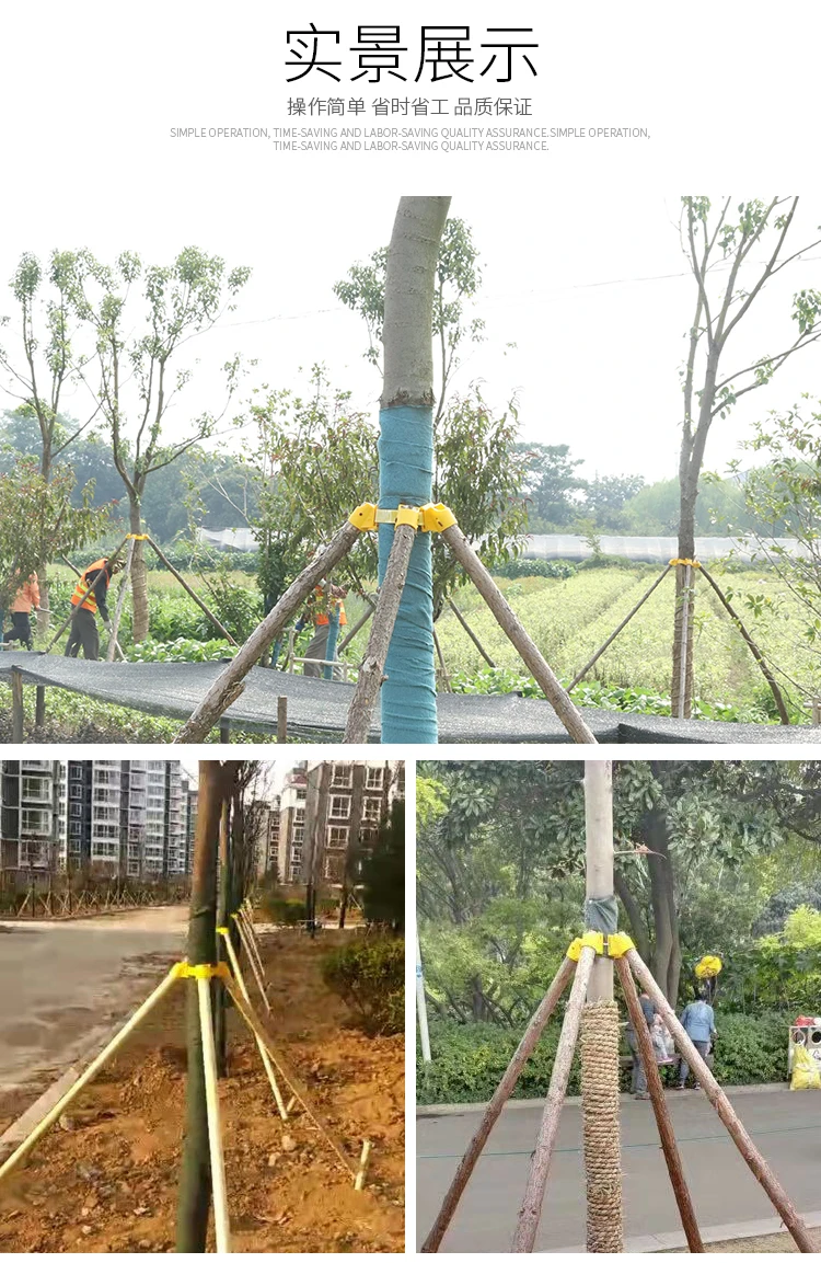 20 Pali In Legno Per Alberi Da Giardino | Tutor Con Punta 150cm Ø4cm | Trattati Autoclave - Foto 2