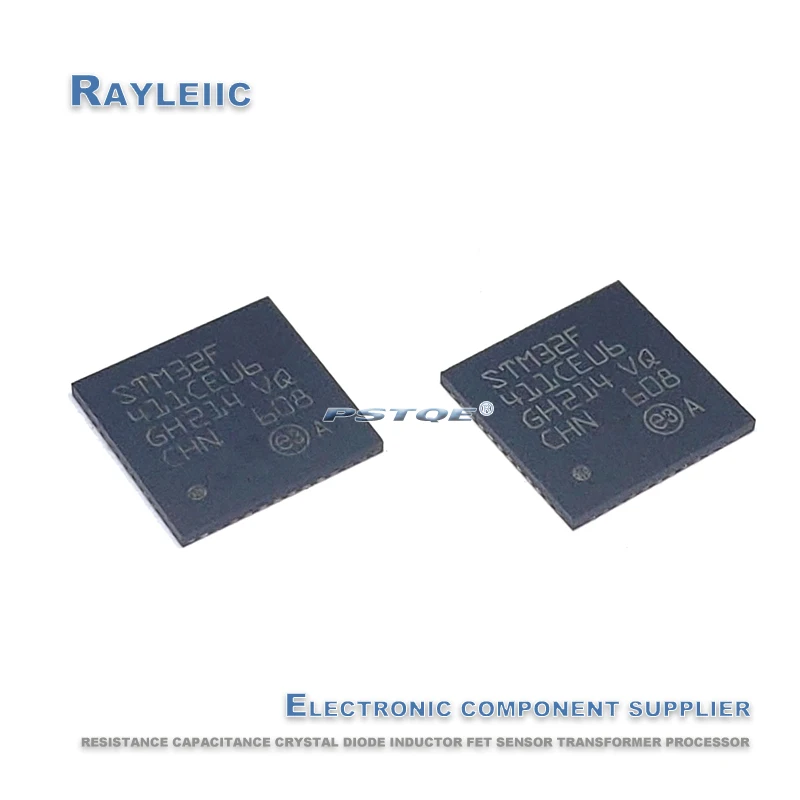 Non-counterfeit.5PCS~ 10 шт. STM32F411CEU6 QFN-48 STM32F411C STM32F411 32F411CEU6 QFN48 Встроенный микроконтроллер и