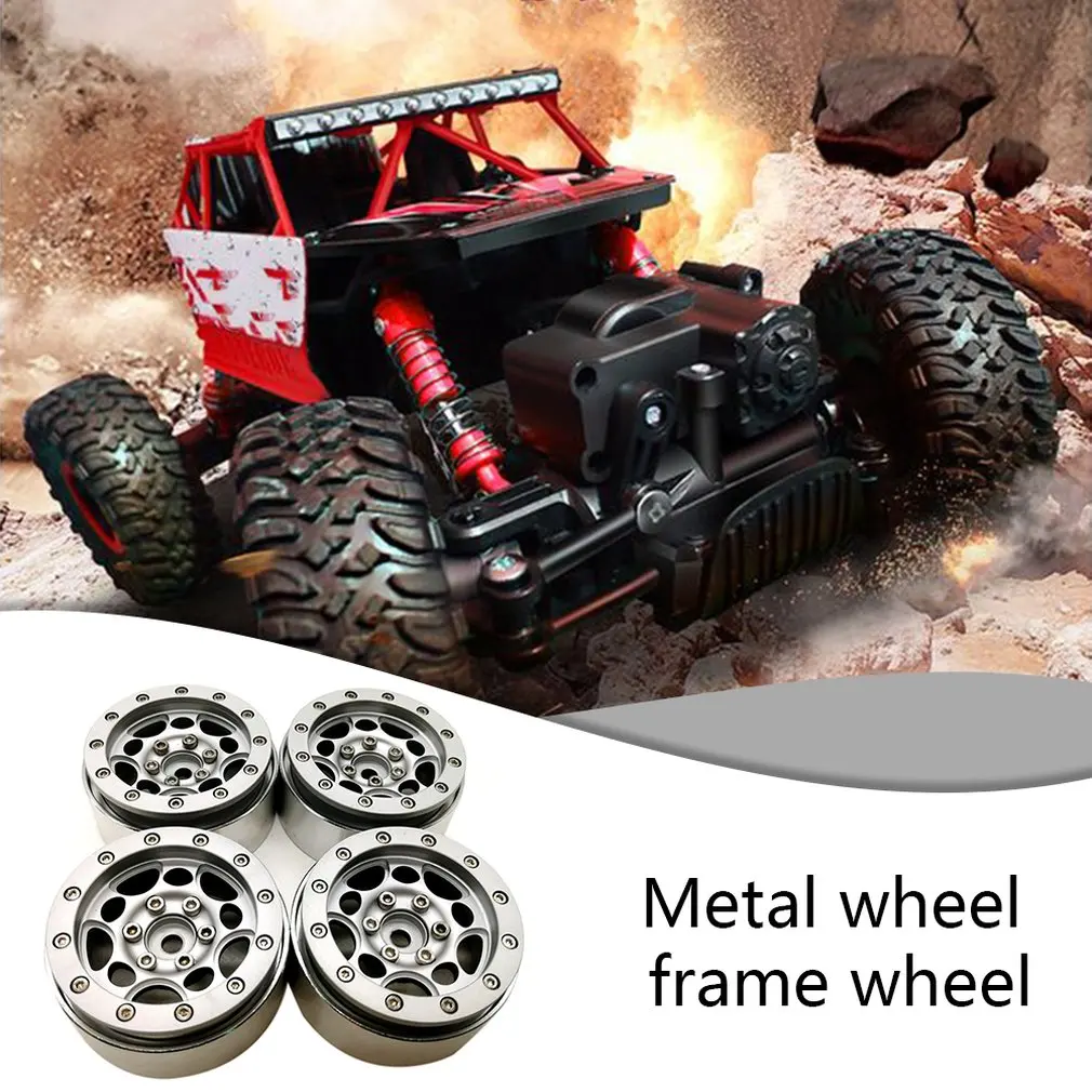 Для Traxxas4 trx-4/T4 1/10 дистанционного скалолазания автомобиля 1,9 дюймов паста металлический каркас колеса аксессуары для модификации