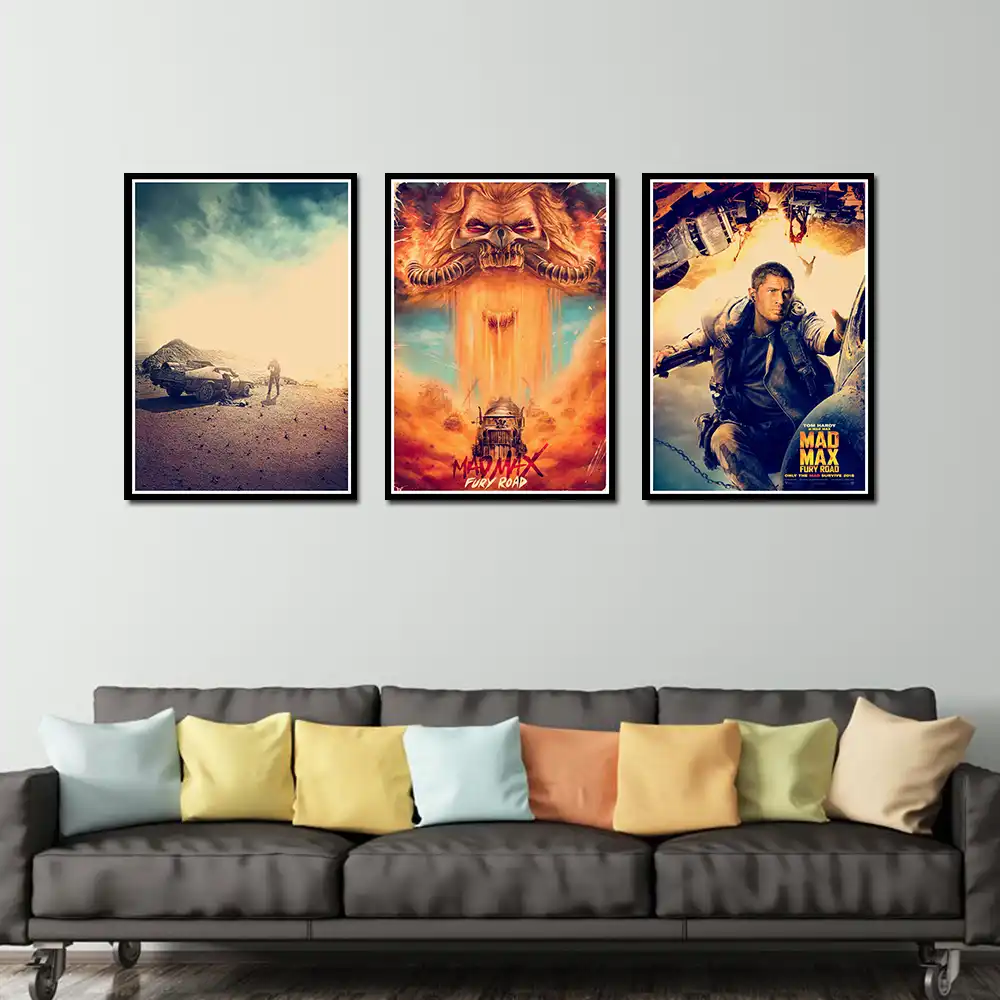 Mad Max Fury Road Australia B Poster Decorativo Diy Pared Lienzo Pegatina Hogar Bar Arte Carteles Decoracion Aliexpress