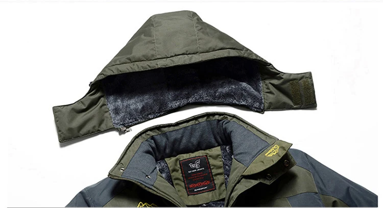 Winter Jacket Men 8XL 9XL Thick Warm Parka Coat Casual Hooded Fleece Fur Windproof Waterproof Jackets Windbreaker Men