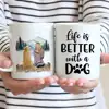 Couple and Dogs Man Women Personalized Mug Custom Made Stoneware Coffee Mugs Cups Gift for Family DIY 11/15Oz R2060 ► Photo 3/6