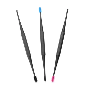 

1 Pcs New Soft Silicone Spiral Design Ear Pick Health Care Double-ended Wax Remover Cleaner Ear Cleaning Tool Ear Care