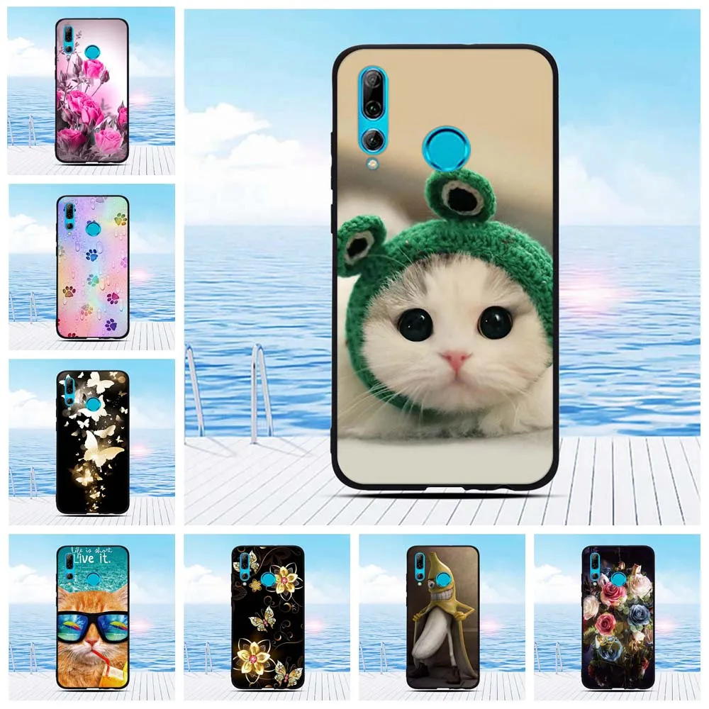 

Back TPU Cover For Huawei P Smart+ 2019 Case 3D Silicone Fundas For Huawei P Smart Plus 2019 Protective Capa For Huawei Enjoy 9s