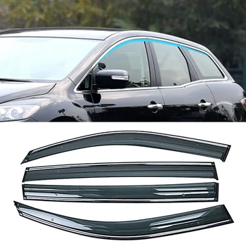 

For MAZDA CX-7 2006-2016 Car Window Sun Rain Shade Visors Shield Shelter Protector Cover Trim Frame Sticker Exterior Accessories