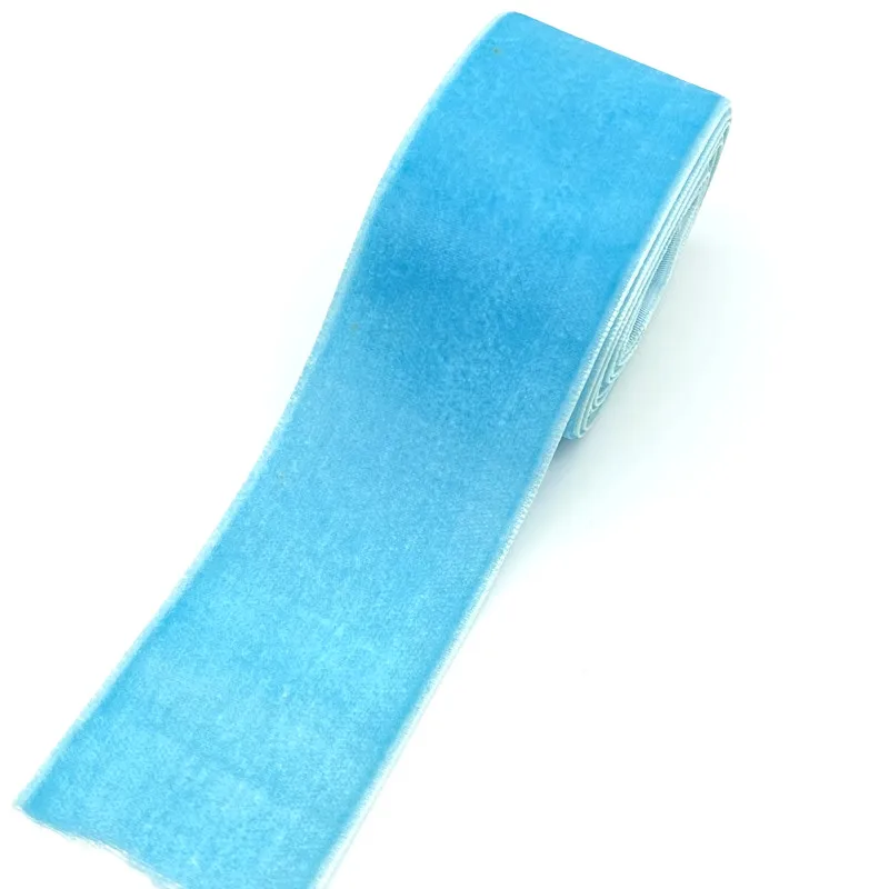 2 yards 40mm Velvet Ribbon Wedding Party Decoration Handmade Gift Wrapping Hair Bowknot DIY