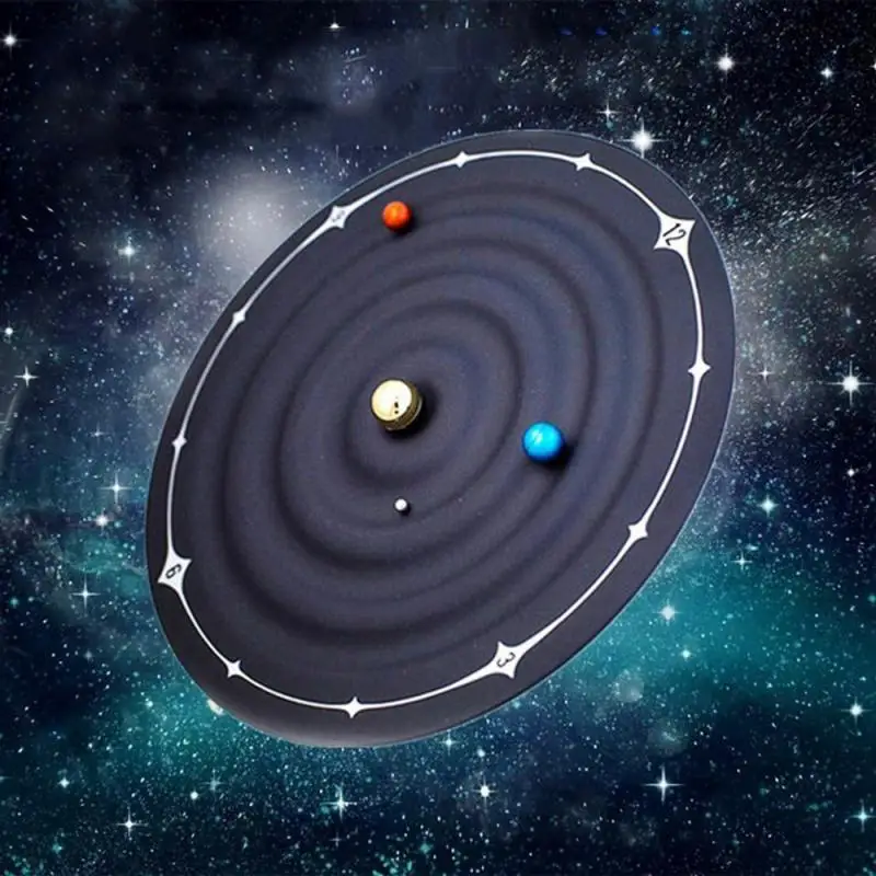 Магнитные часы Galaxy Planets, креативный современный дизайн, настенные часы, декоративные настольные часы, офисный Рабочий стол, домашний декор