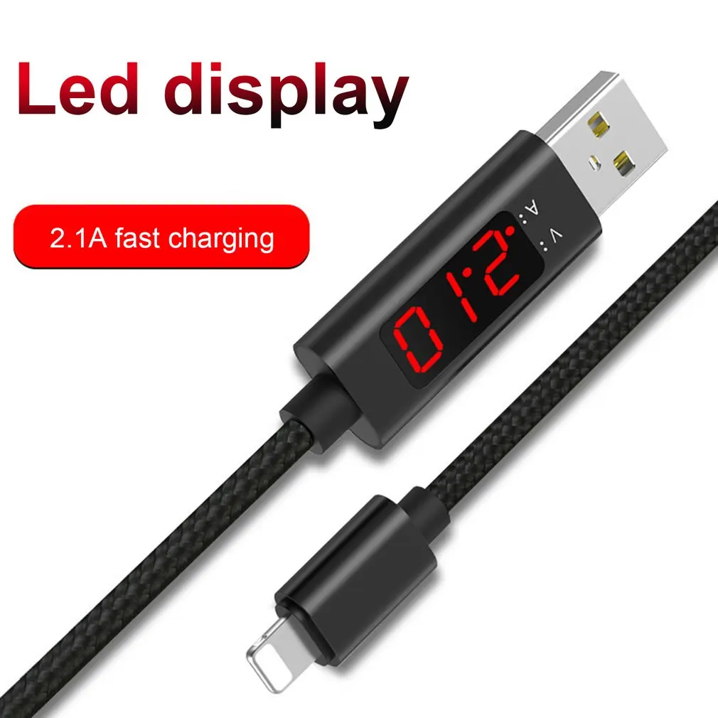 USB Дата-кабель Micro USB для Iphone Тип-C с светодиодный Дисплей умная защита зарядных устройств для мобильных телефонов Powerbank Зарядное устройство тестер линия