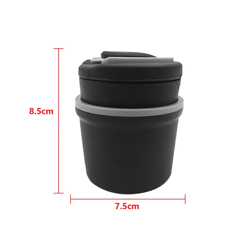 1x with Led Light Portable Car Goods Ashtray for Audis Sline TT J8 B8 A1 A3 A4 B5 B6 B7 A5 A6 Q5 C5 C6 C7 A7 D3 D4 Q3 8U Q7 4L