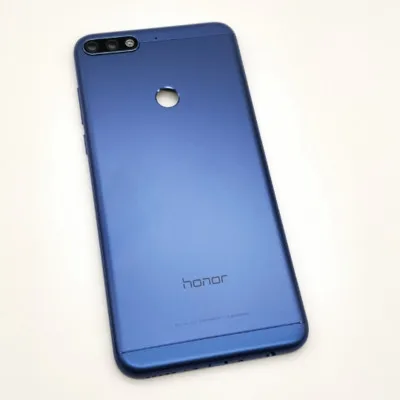 Для huawei honor 7C LND-AL30/honor 7c pro задняя крышка батарейного отсека Корпус задней части+ объектив камеры+ ЖК передняя панель - Цвет: Blue Battery Cover