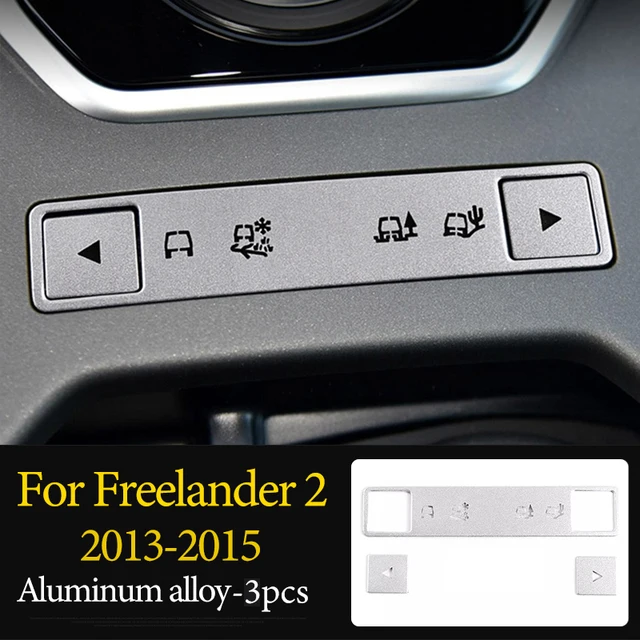 Car Steering Wheel,AC Vent Outlet Knob,Door Handle,Cover Trim,ABS Chrome,For LandRover Freelander 2 2007-2015 Interior Accessory 28