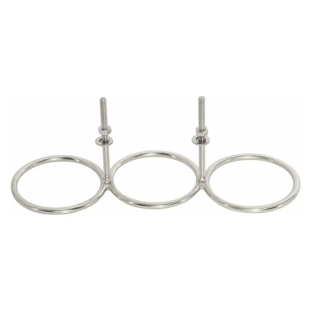 Barca 316 Acciaio Inossidabile 3-Ring 90Mm Portabicchieri Yacht Pesca Lucidata Per Marine