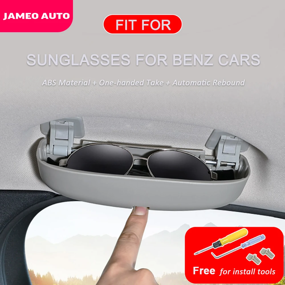 Holder Mercedes Eyewear Jameo Auto Car Sun Glasses Holder Case For - Main Image