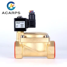 2 способа нормально закрытый 2-дюймовый Электрический Соленоидный клапан латунь DN50 12v 24v 110v