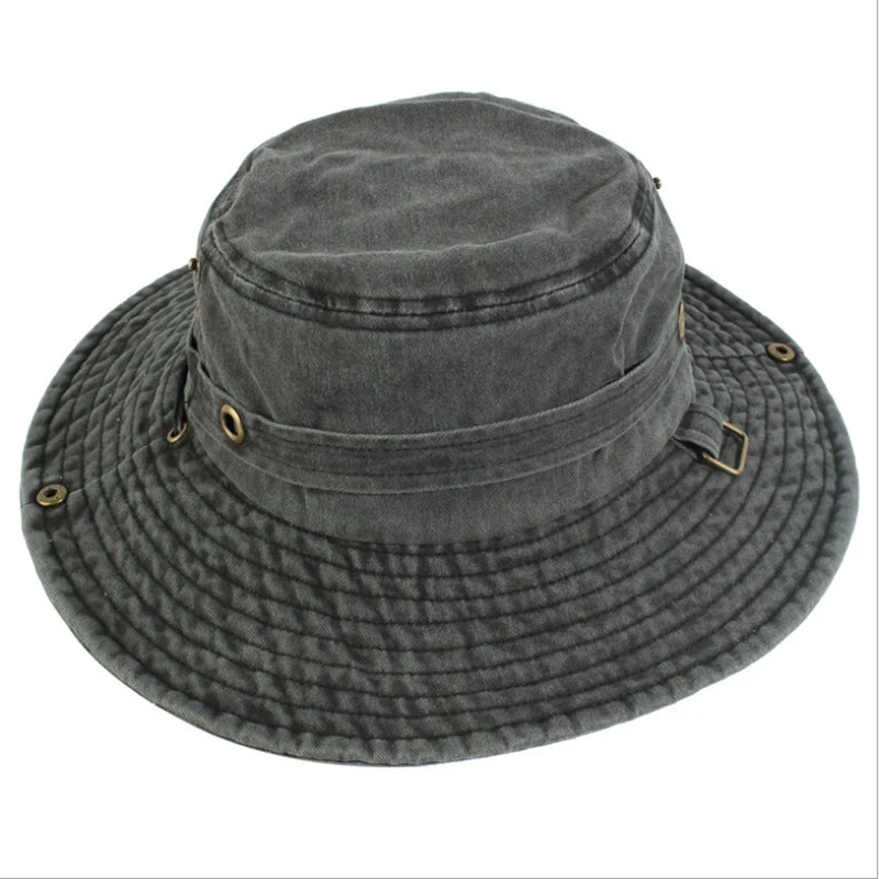 01 WZCX Camouflage Adjustable Outdoor Fisherman'S Hat Unisex Casual Wide Brim Flat Top Basin Cap Sun Hat - Цвет: 01