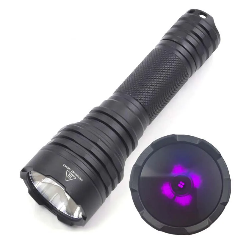 Флуоресцентный агент обнаружения Manta Ray M45 12W 365nm UV Flash light ZWB2 черный светильник