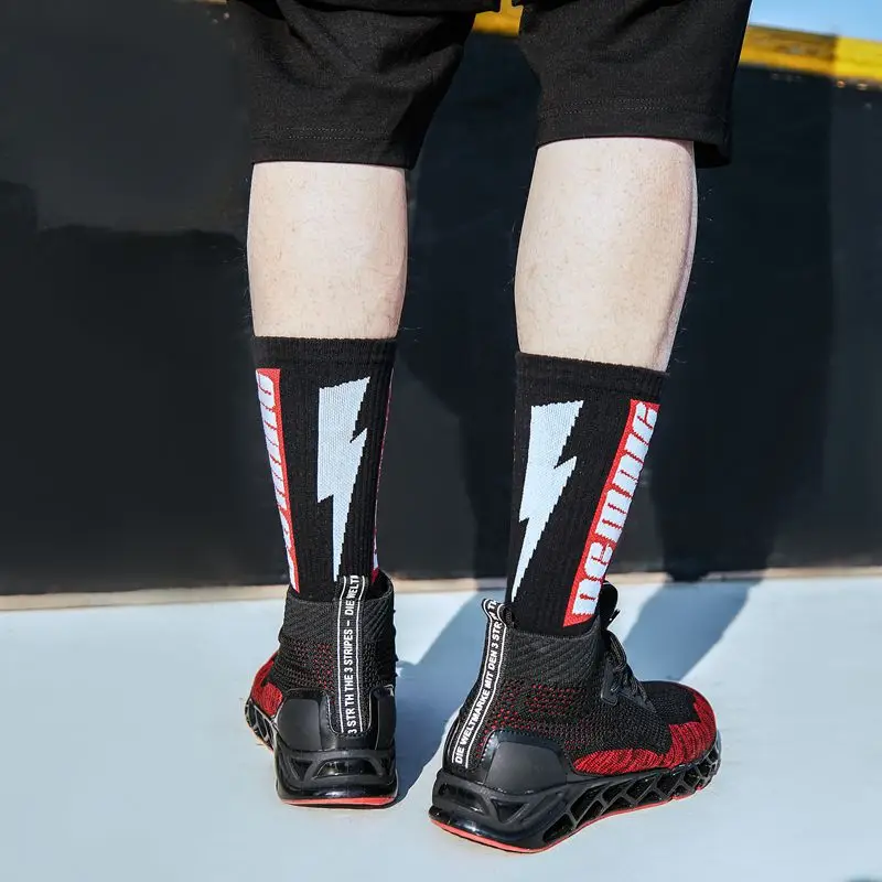 Una Reta/мужские носки в стиле хип-хоп, короткие носки, хлопок, новые модные повседневные носки для скейтборда в уличном стиле с вышивкой, носки для влюбленных