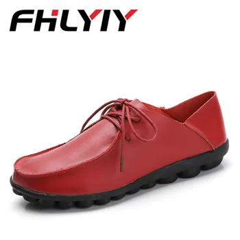 

Women Real Leather Shoes Moccasins Mother Loafers Soft Leisure Flats Casual Female Driving Ballet Footwear Zapatos De Mujer