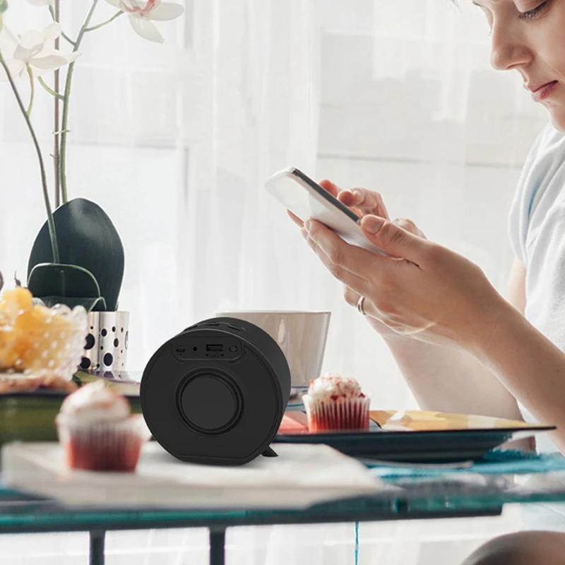Полностью беспроводной Bluetooth динамик, громкость, громкость телефона, мини домашний мини-динамик, сверхвесовой сабвуфер, USB AUX, музыкальный сабвуфер, динамик