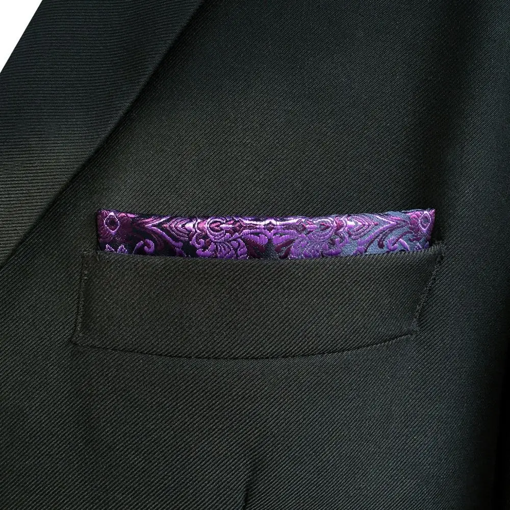 DH15 фиолетового цвета с цветочным рисунком) для мужской карманный квадратный